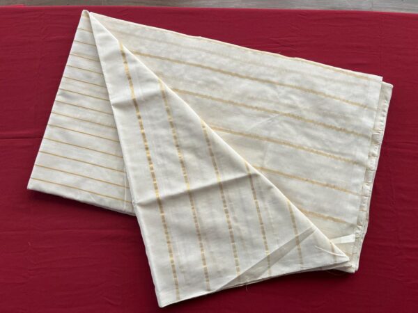 Handloom Saree - Golden Stripes